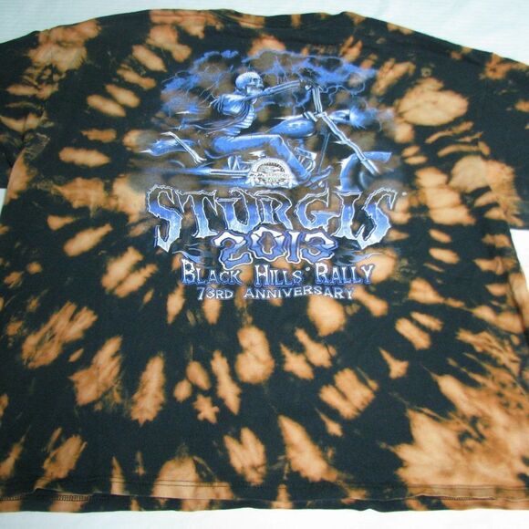 Sturgis Black Hills Rally 2013 Tie-Dye T-Shirt - Picture 2 of 5